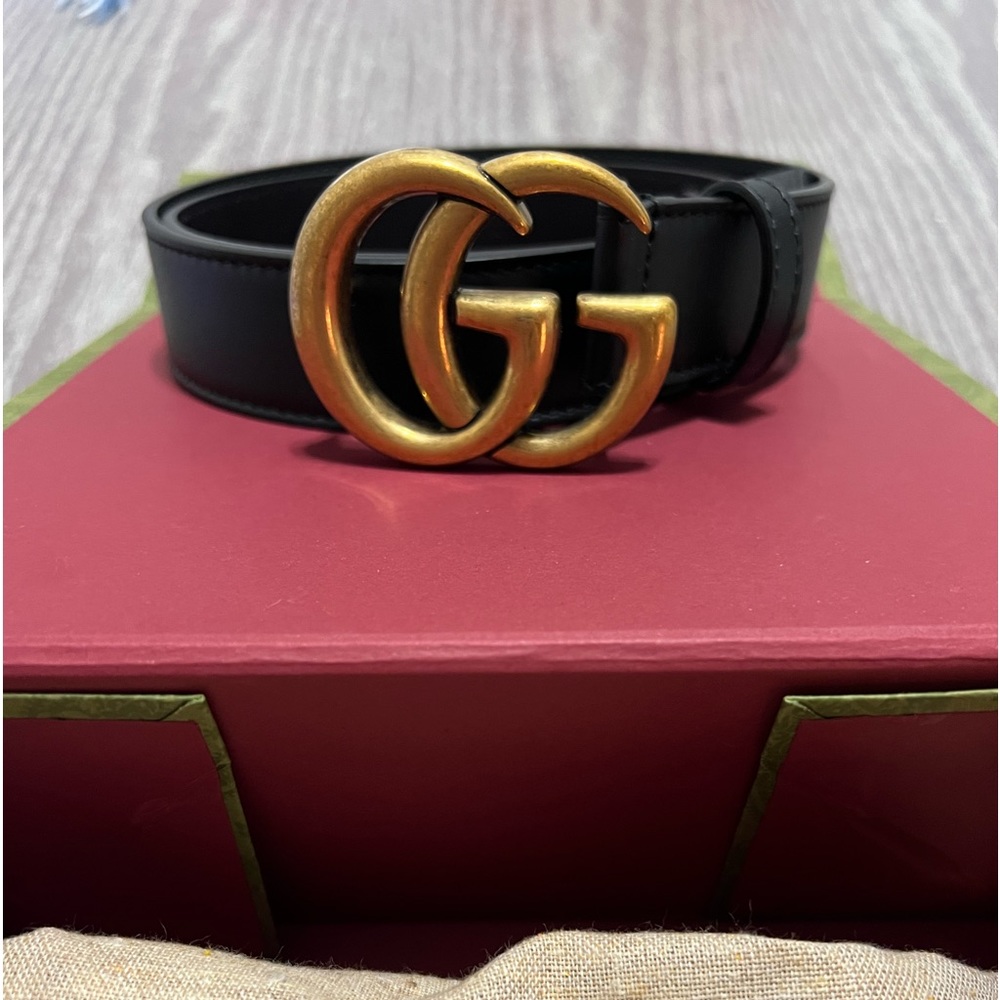 Gucci Black Belt